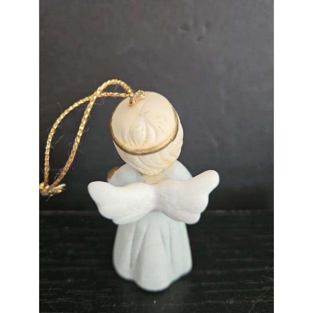 Vintage Guardian‎ Angel Ornament Porcelain